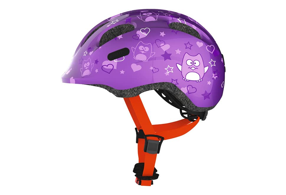 ABUS Smiley 2.0 cykelhjelm - Purple Star