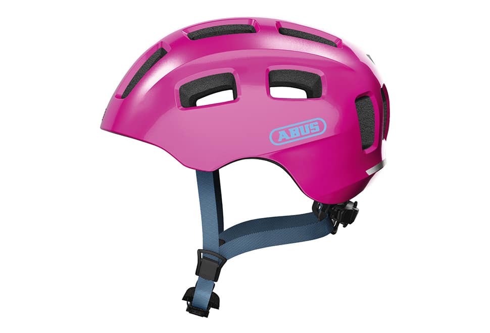 ABUS Youn-I 2.0 cykelhjelm i pink - Sparkling pink