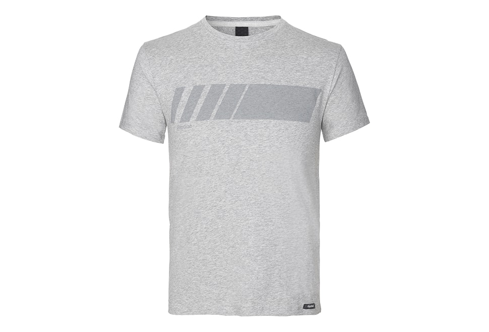 GripGrab Racing Stripe T-shirt - Økologisk bomuld