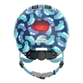 ABUS Smiley 3.0 LED cykelhjelm i blå / Blue Car Shiny