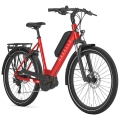 Gazelle Medeo T9 HMB 9 gear damecykel elcykel champion red rød