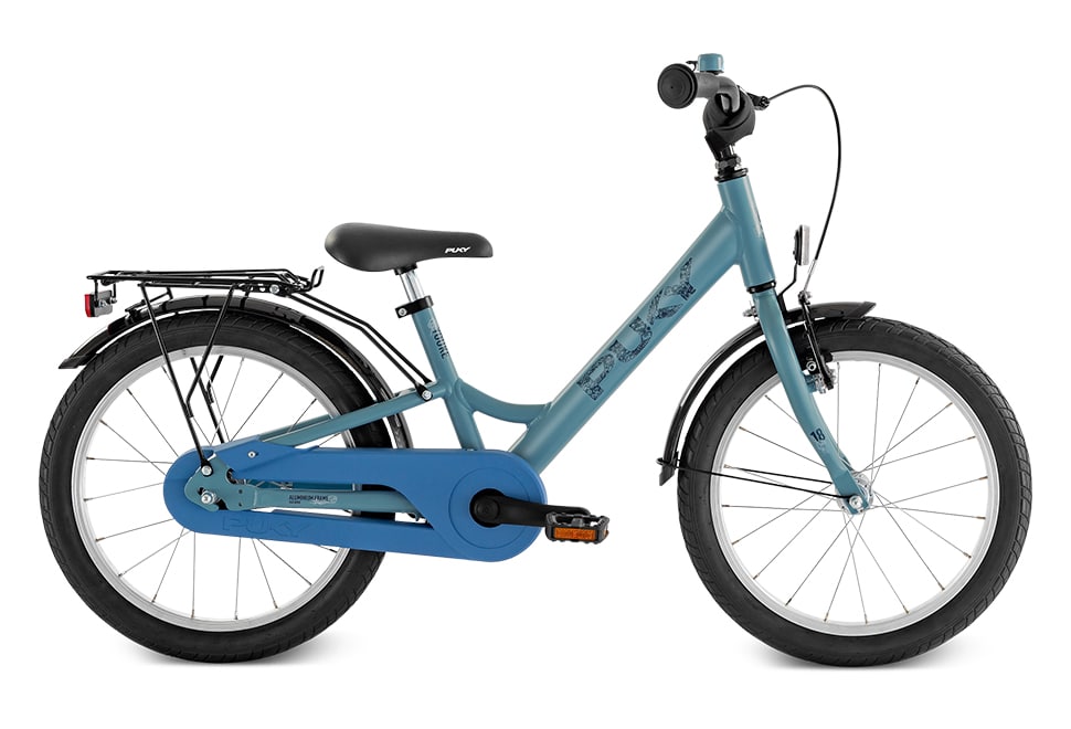 Puky Youke 1 gear - 18" hjul drengecykel i blå / breezy blue