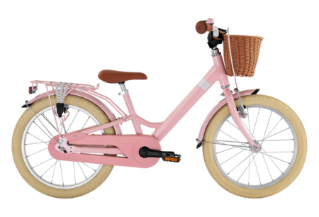 PUKY Youke Classic pigecykel 18" hjul 1 gear retro rose i pink