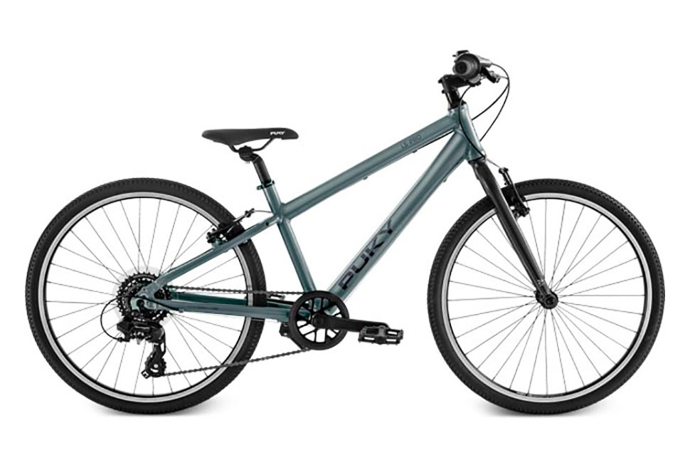 PUKY LS-PRO 8 gear - 24" hjul i blå ash blue/anthrazit - grøn