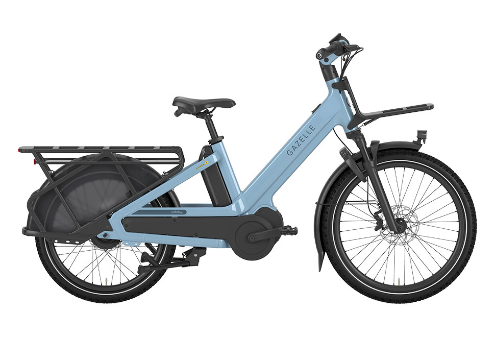 Gazelle Gabby C380 HMB trinløse gear e-bike elcykel i denim blue blå