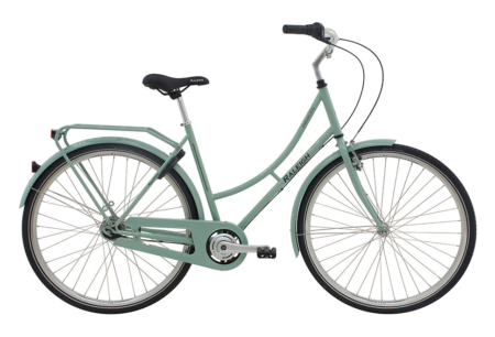Raleigh Darlington 7 gear klassisk damecykel i lysegrøn