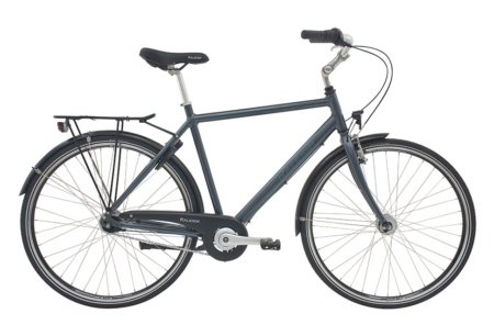 Raleigh Shopping Alu Herrecykel 7g Shimano Nexus fodbr. mat grå blå