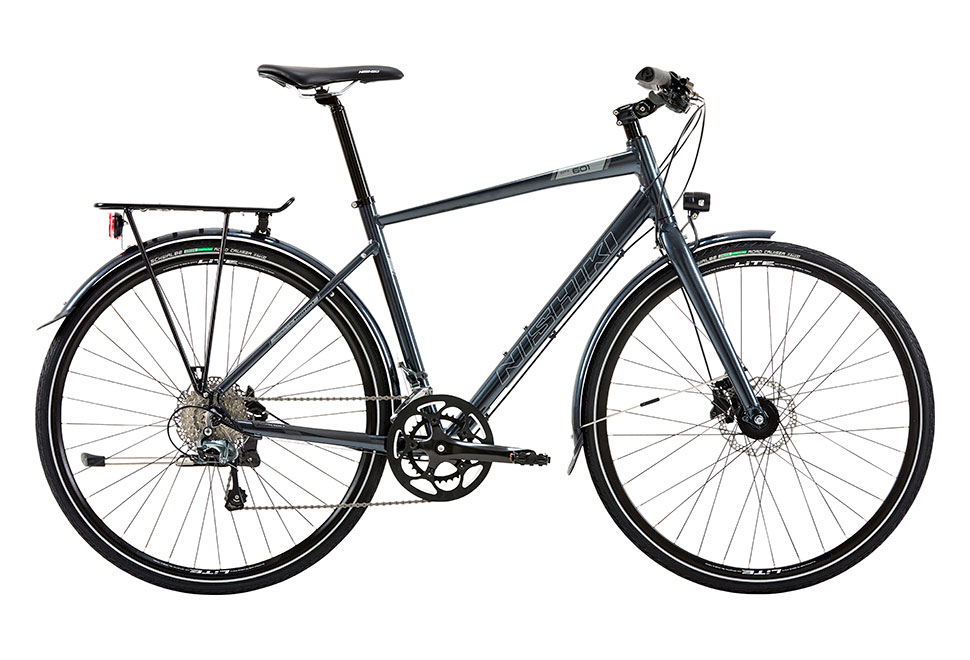 Nishiki City 601 Herrecykel 20g Shimano Tiagra hydr. disc grå