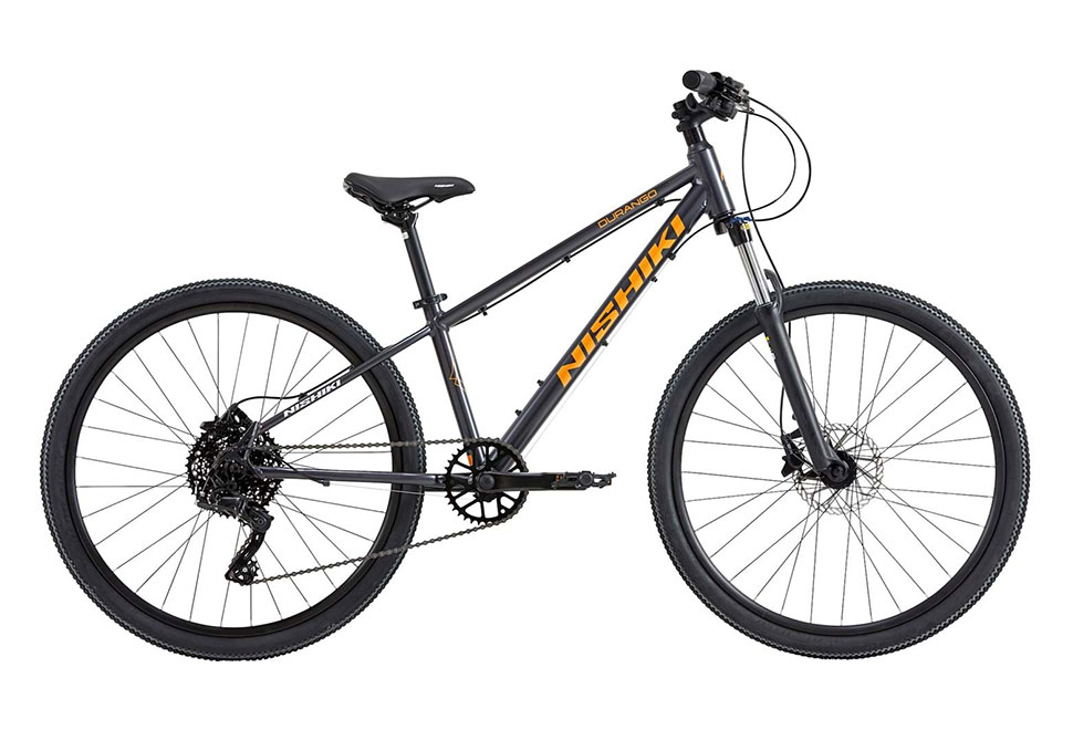Nishiki Durango Drengcykel 26" hjul 8 gear Microshift Acolyte skivebremse mørkegrå