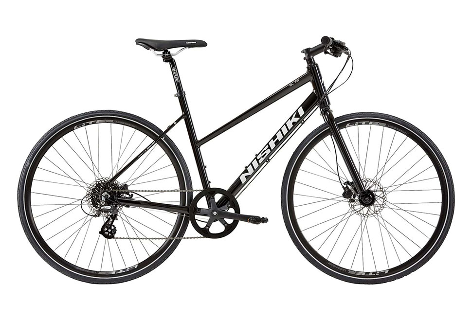 Nishiki SL AIR Damecykel 8 gear Shimano Altus hydr. disc sort