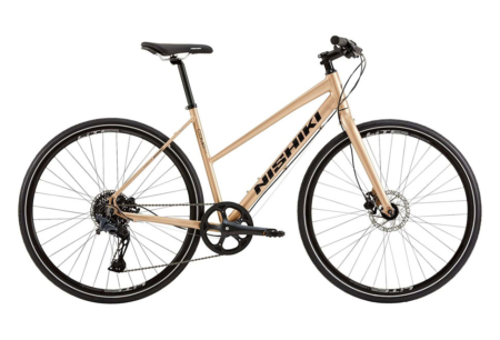 Nishiki Comp Nine damecykel 9 gear Shimano Acera hydr. disc champagne