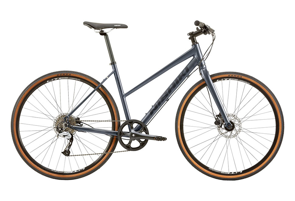 Nishiki Comp Nine damecykel 9 gear Shimano Acera hydr. disc grå