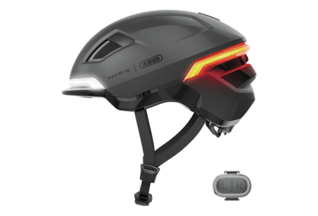 ABUS HYP-E cykelhjelm i sort - volcano titan