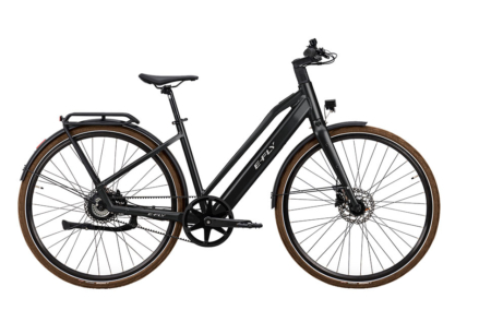 E-FLY EOS 1 gear dame elcykel i sort singlespeed