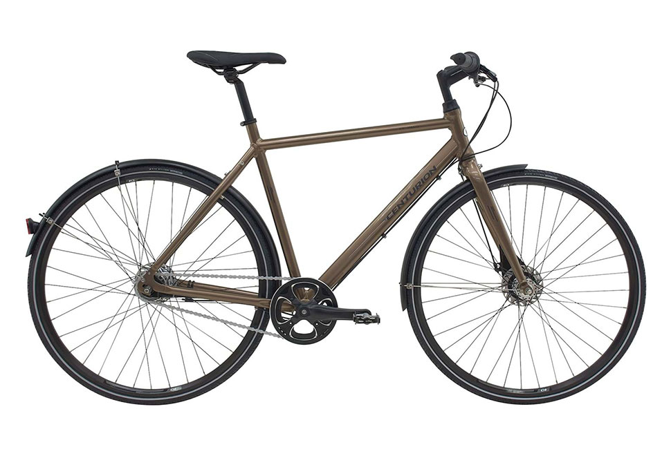 Centurion Ultimate Herrecykel 7 gear rullebremser i farven blank kobber