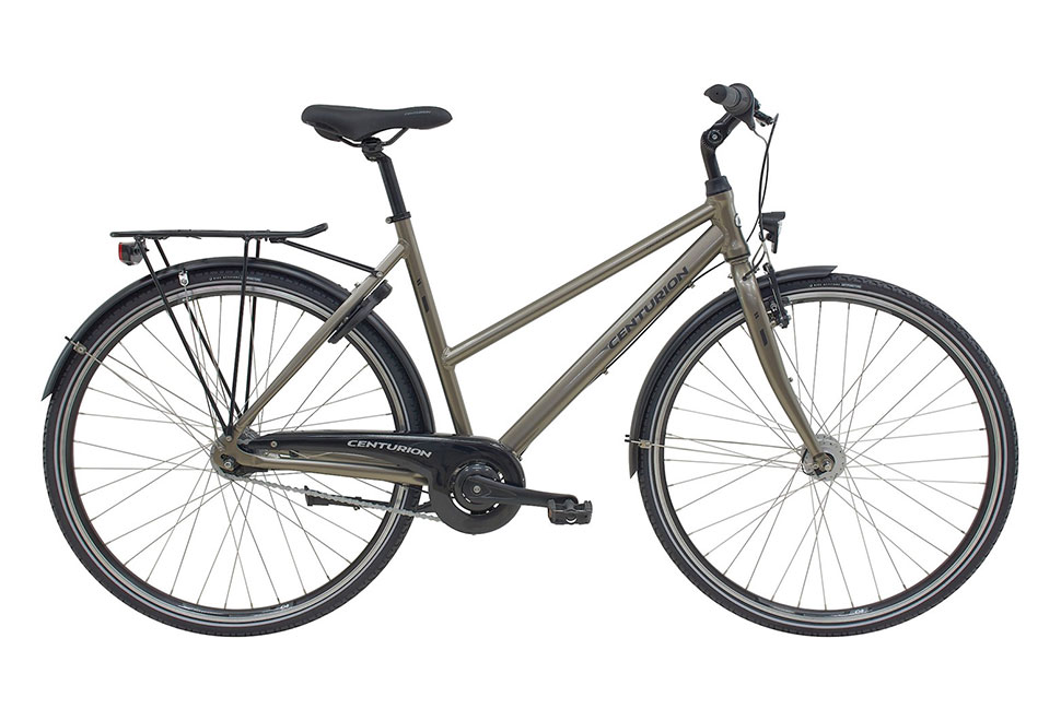 Centurion Challenger Damecykel 7 gear fodbremse i farven blank lys grå