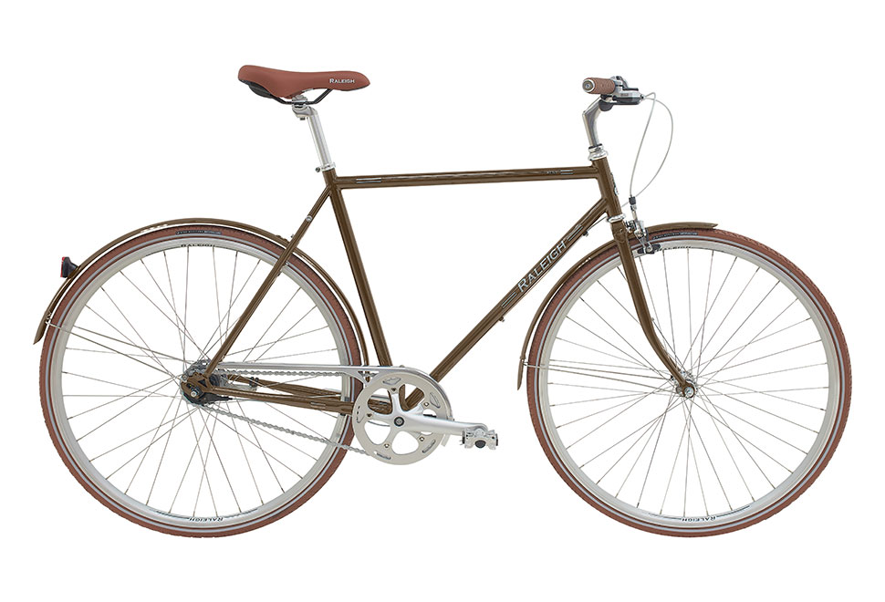Raleigh Kent Herrecykel 7 gear fodbremse i farven blank kobber