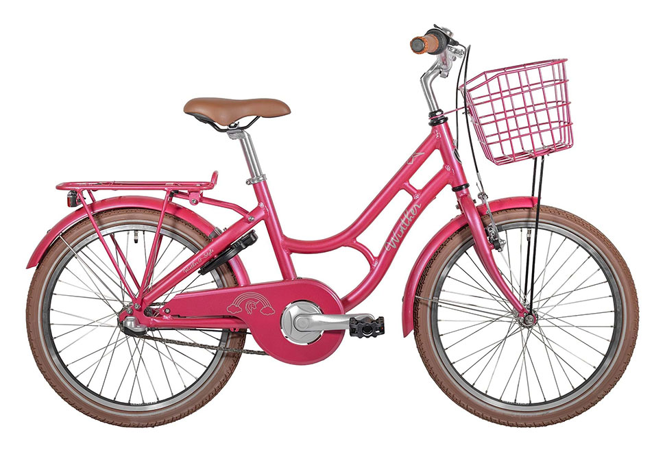 Winther G-Style Pige 20" 3 gear med fodbremse i farven blank pink