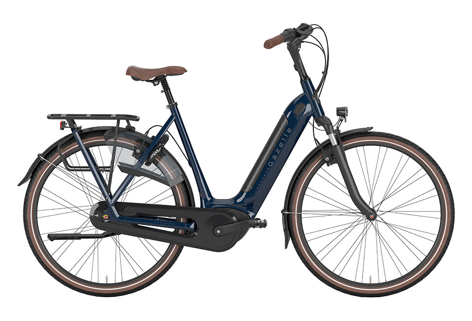 Gazelle Arroyo C7+ HMB Elite Damecykel med 7 gear Fodbremse i farven navy blue