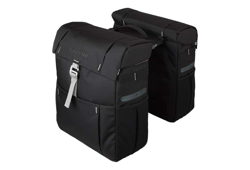 Gazelle cykeltaske dobbelt MIK System
