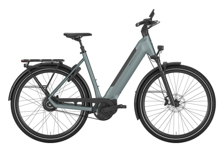 Gazelle Ultimate C380 trinløse gear e-bike damecykel i farven dew green / grøn
