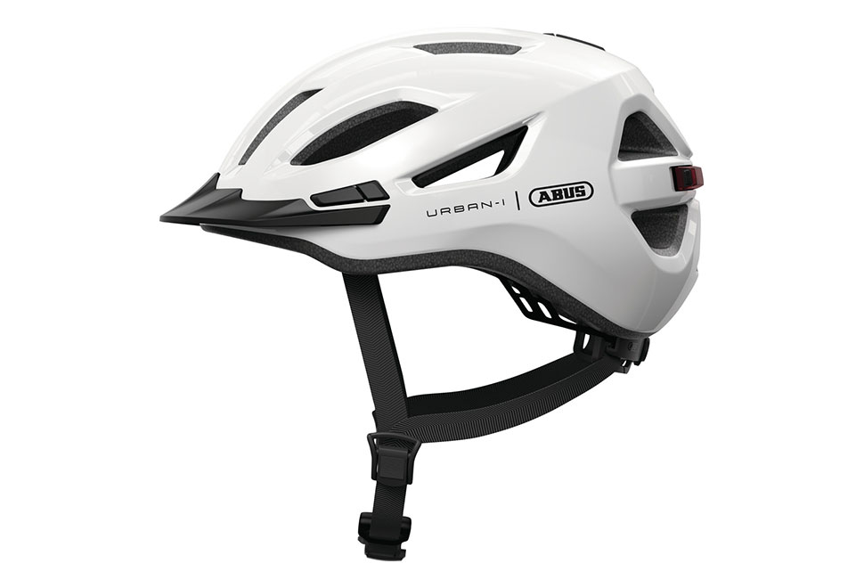 ABUS Urban-I 4.0 cykelhjelm, shiny white, hvid