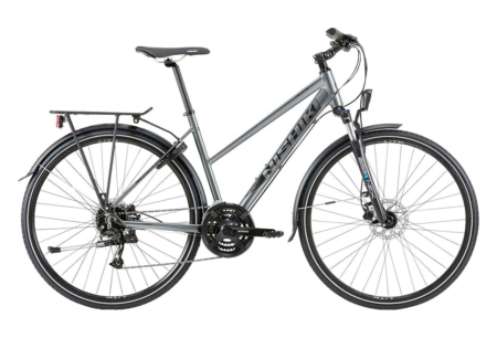 Nishiki XC Five Damecykel 24g hydr. disc lavagrå